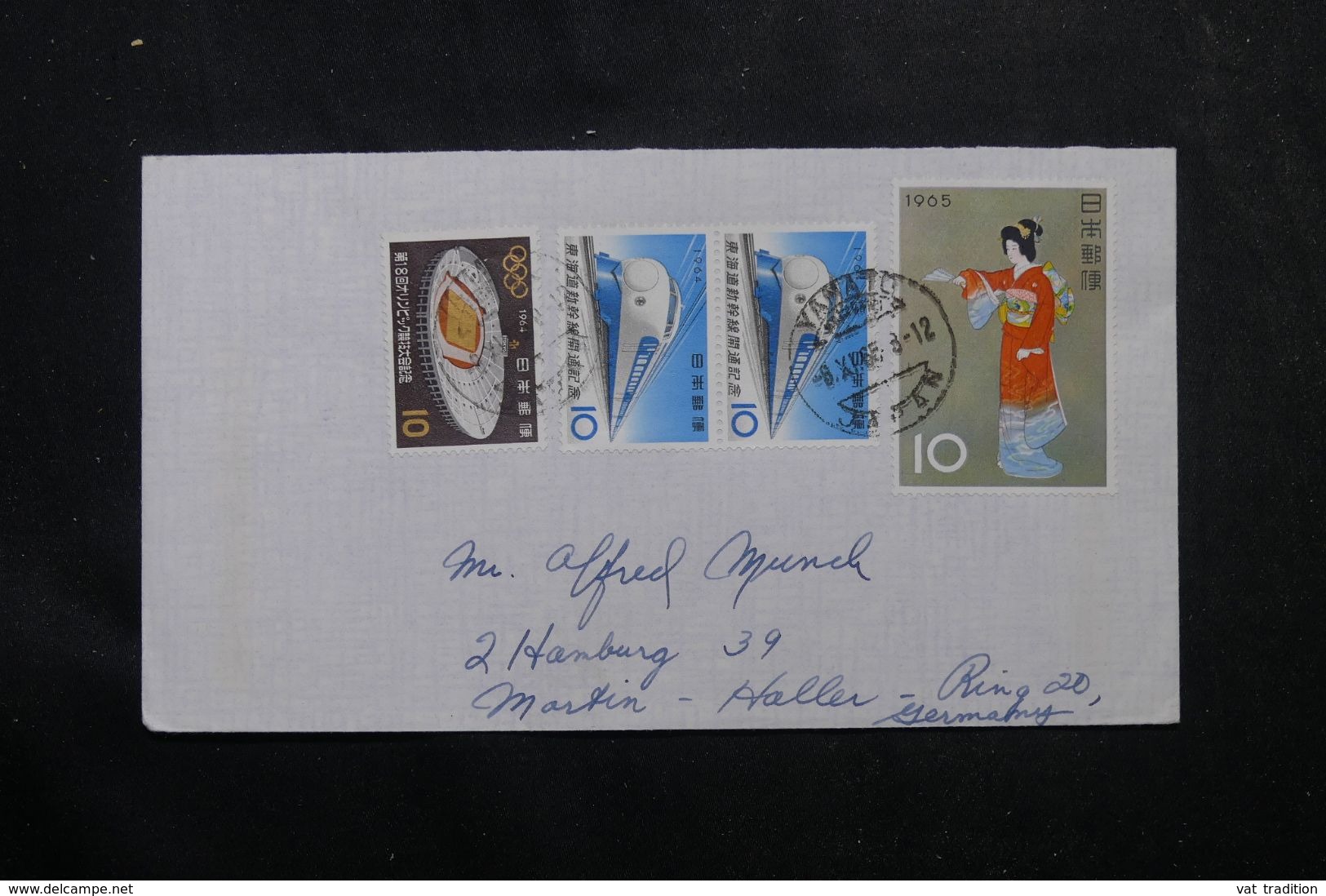 JAPON - Enveloppe De Yamato Pour L'Allemagne En 1965, Affranchissement Plaisant - L 64119 - Briefe U. Dokumente