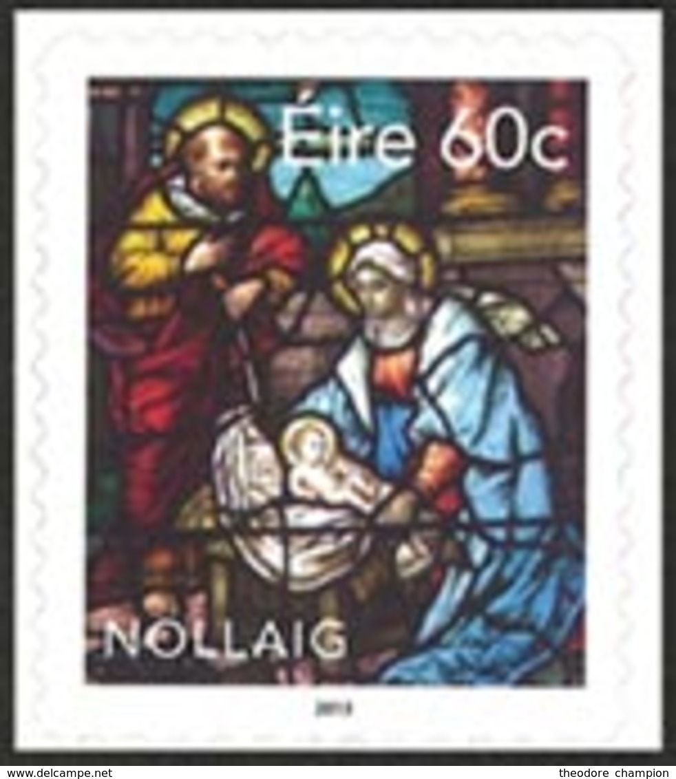 IRLANDE Noël 2013 1v/carnet Adh. Neuf ** MNH - Ungebraucht