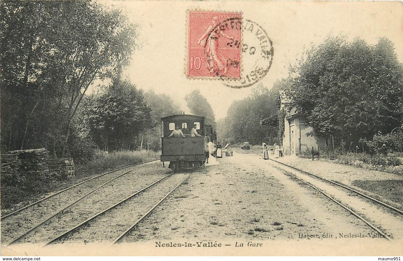 95 NESLES LA VALLEE  - La Gare - Nesles-la-Vallée