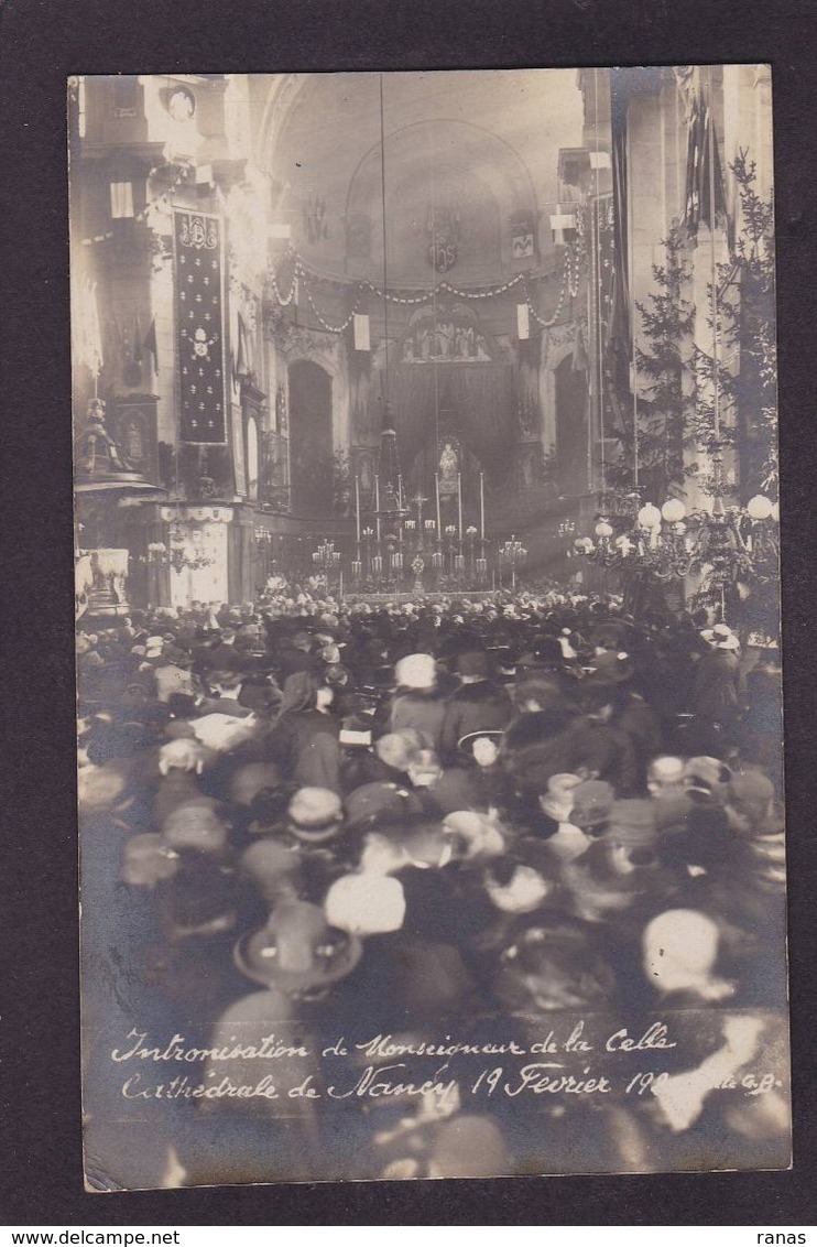 CPA Meurthe Et Moselle 54 Nancy Intronisation De Monseigneur De La Celle Carte Photo Non Circulé - Nancy