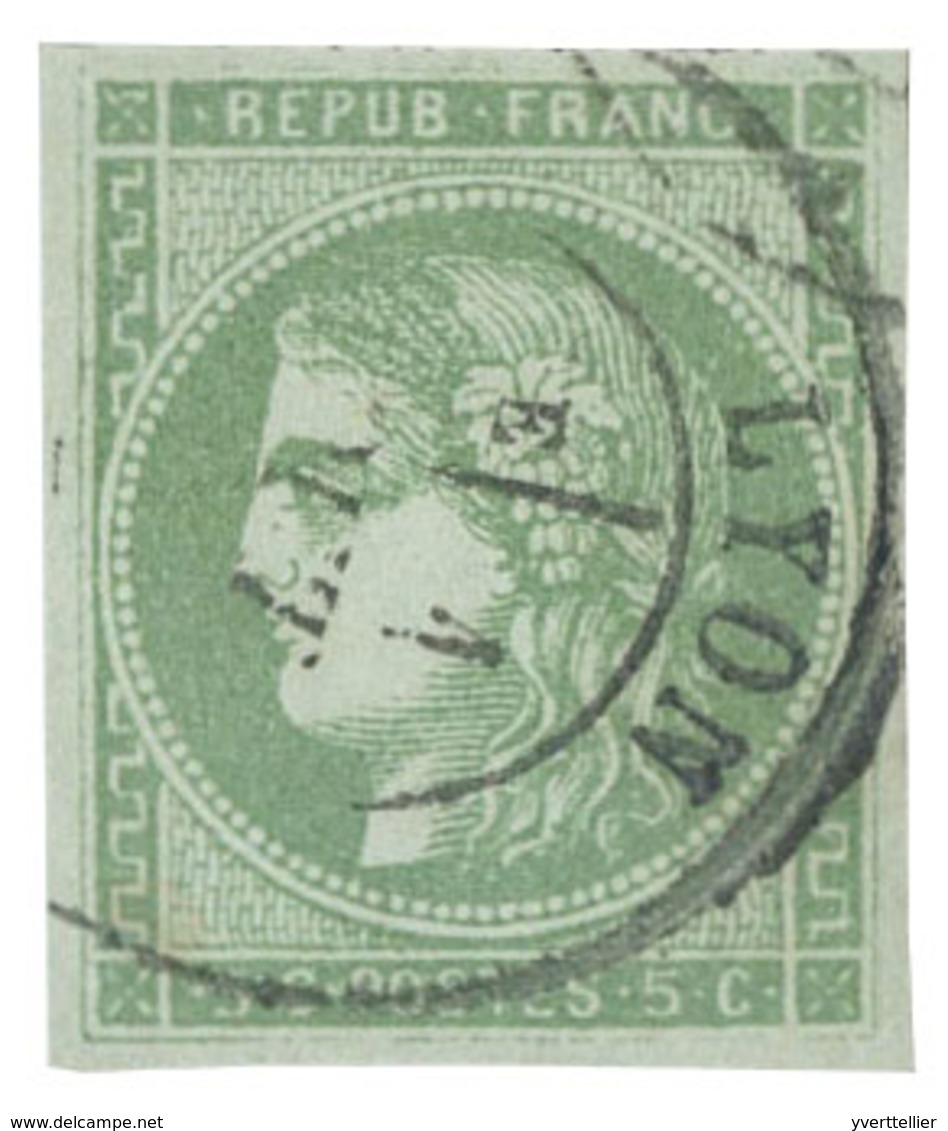 France  : N°42B Obl.  TB - 1870 Emission De Bordeaux