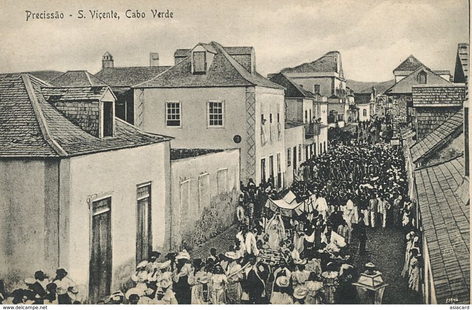 Precissao Sao Vicente Cabo Verde  . Edit Miniati Frusoni. Procession Catholique - Cape Verde