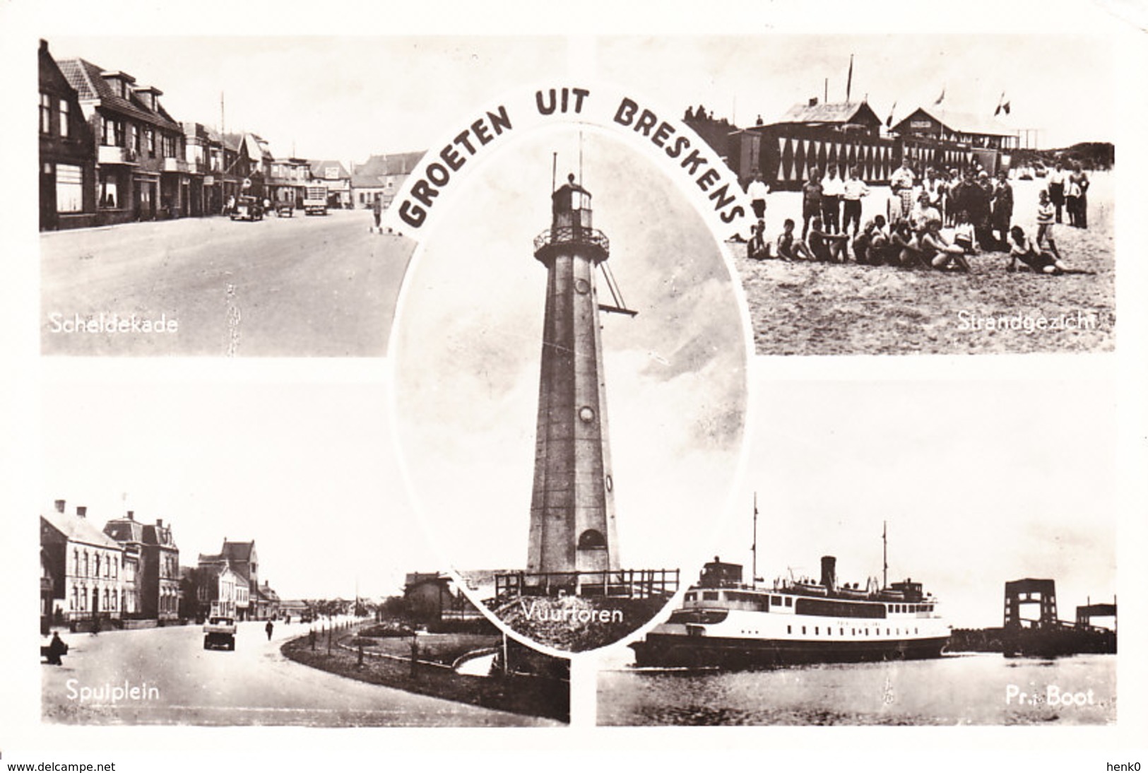 Breskens Vuurtoren Veerboot Scheldekade S1117 - Breskens