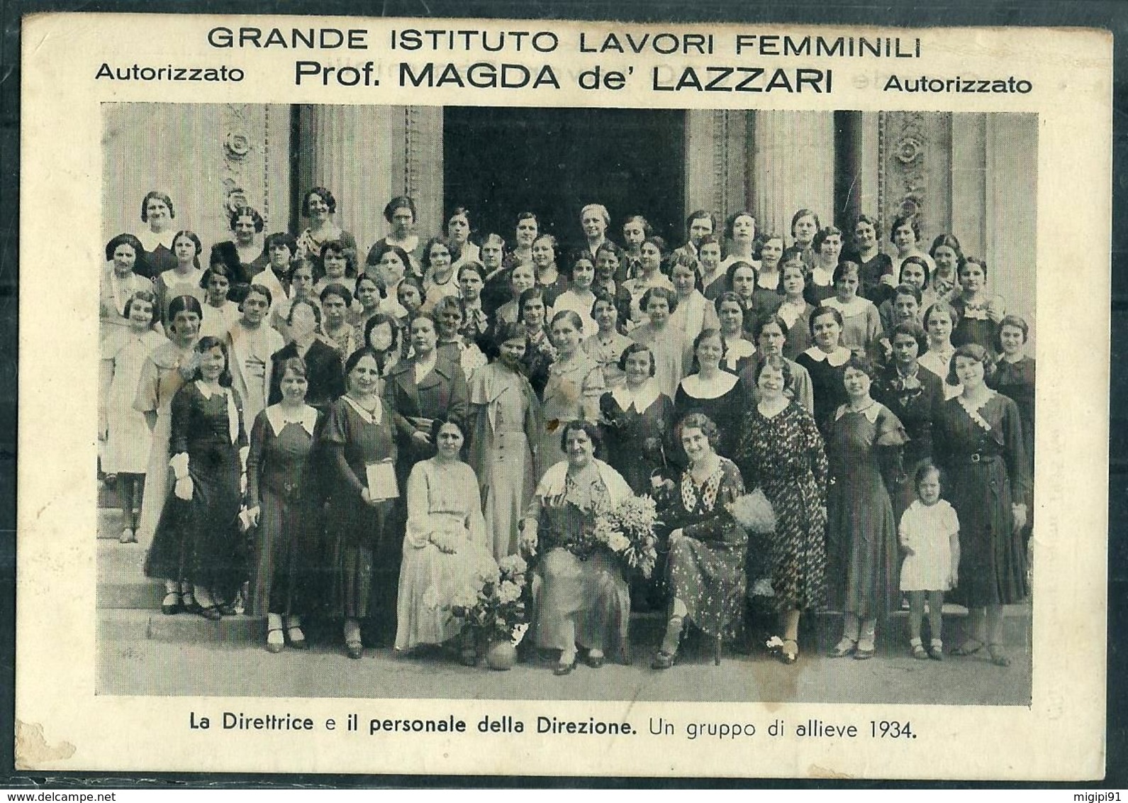 GRANDE ISTITUTO LAVORI FEMMINILI  Autorizzato PROF. MAGDA De LAZZARI PRIMARIA SCUOLA SUP. DI TAGLIO TORINO - Enseignement, Écoles Et Universités