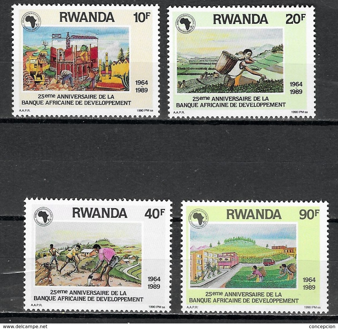 RWANDA Nº  1297 AL 1300 - Altri & Non Classificati