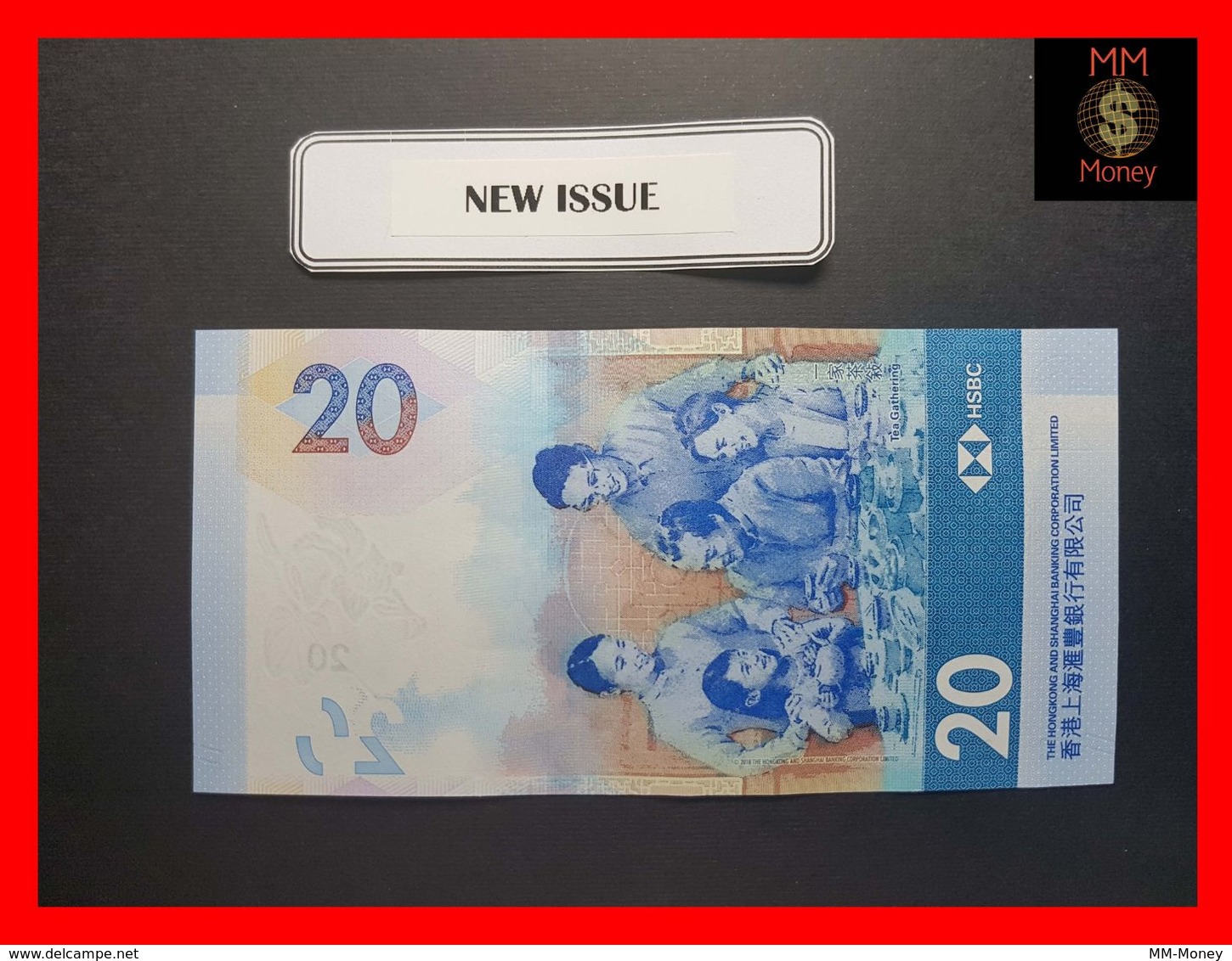 HONG KONG 20 $  1.1.2018  HSBC  P. New  UNC - Hong Kong