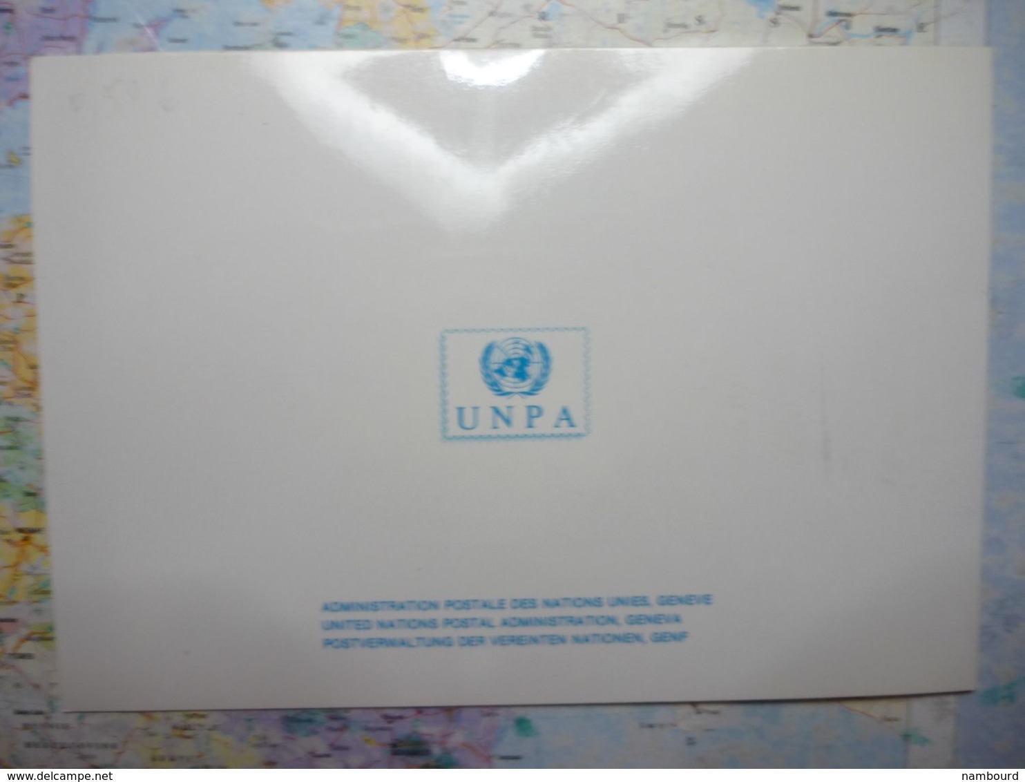 Carte De Voeux 1990 De L'administration Postale Des Nations Unies - Cartas & Documentos