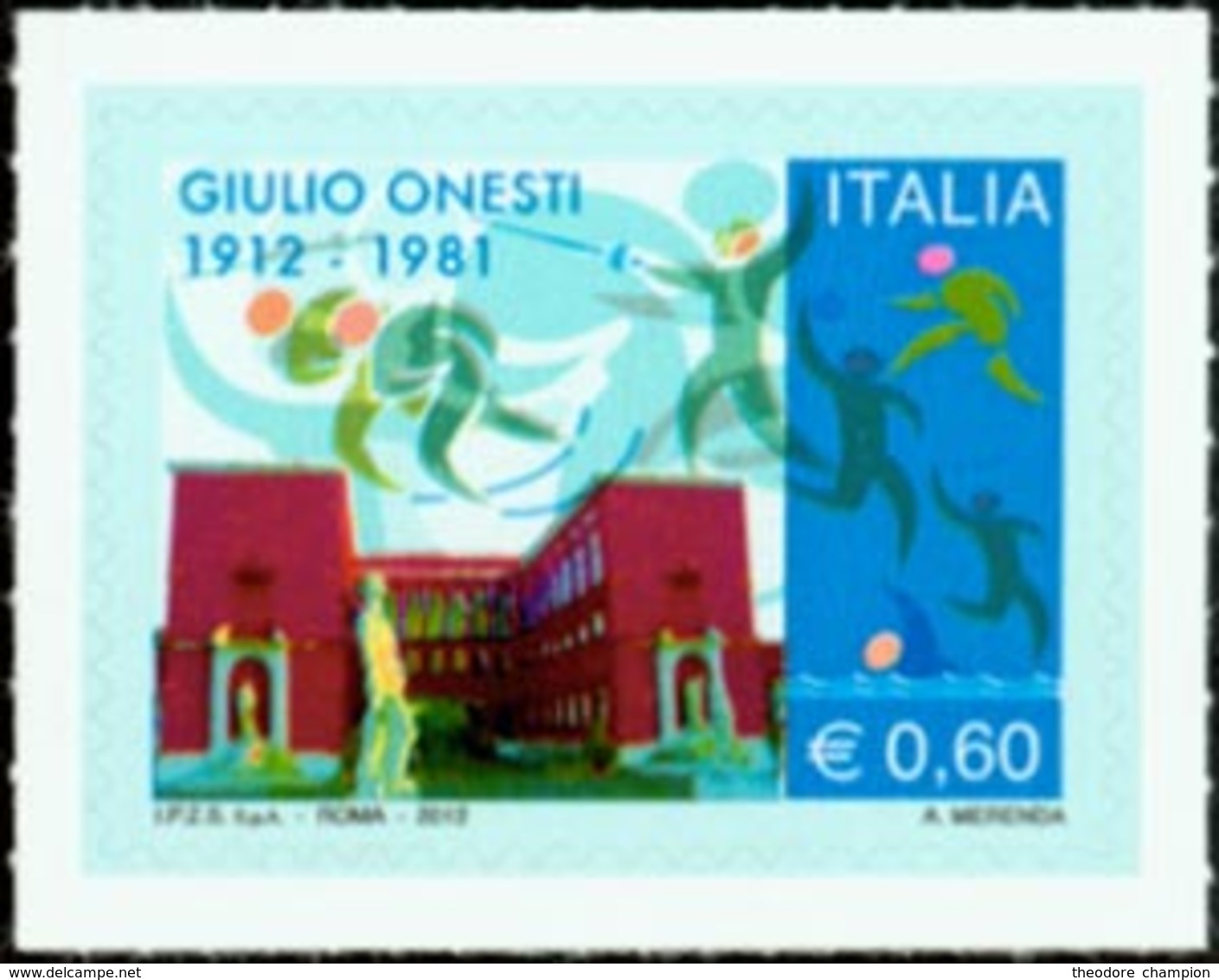 ITALIE Giulio Onesti - Escrime 1v Neuf ** MNH - 2011-20: Mint/hinged