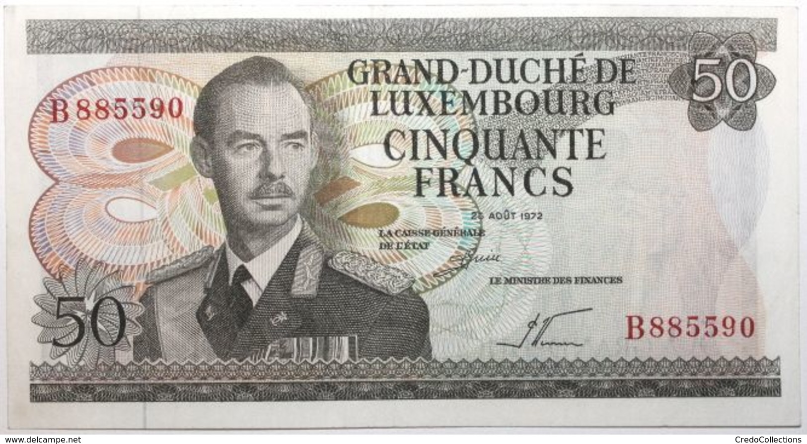 Luxembourg - 50 Francs - 1972 - PICK 55a - SUP - Luxemburgo