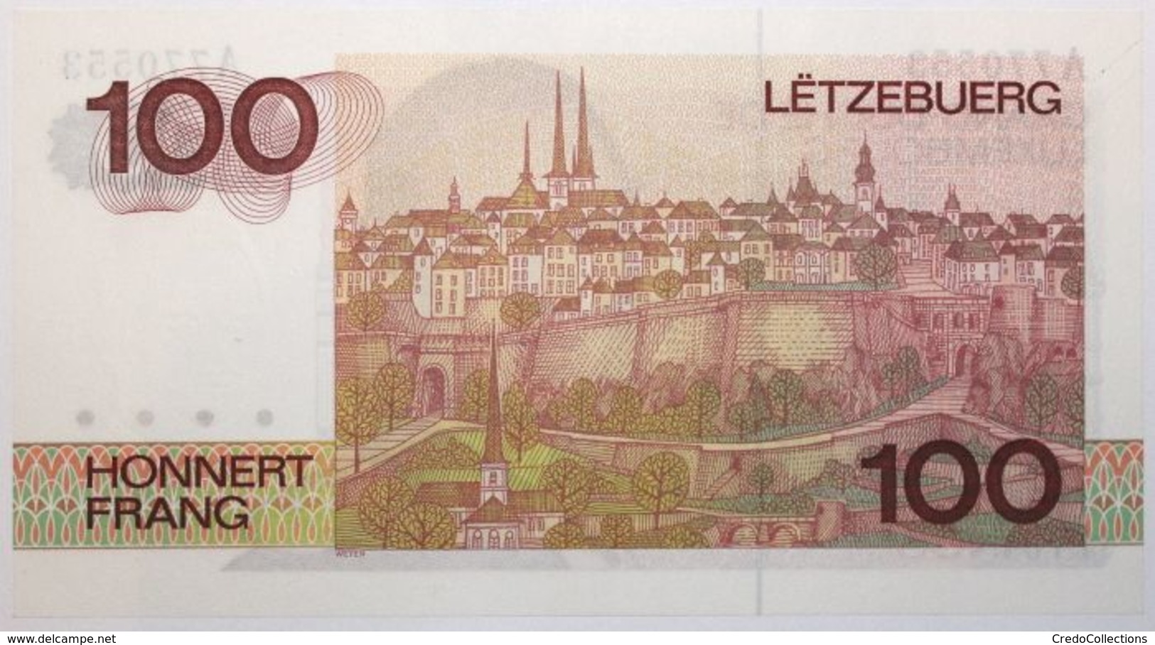 Luxembourg - 100 Francs - 1980 - PICK 57a.2 - NEUF - Luxemburgo