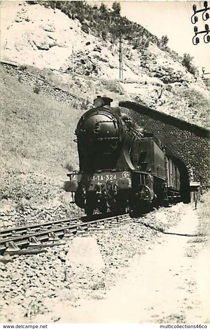 230620 - PHOTO VILAIN ?- CHEMIN DE FER TRAIN GARE - 15 Sortie Ouest Du Tunnel Du LIORAN - Other & Unclassified