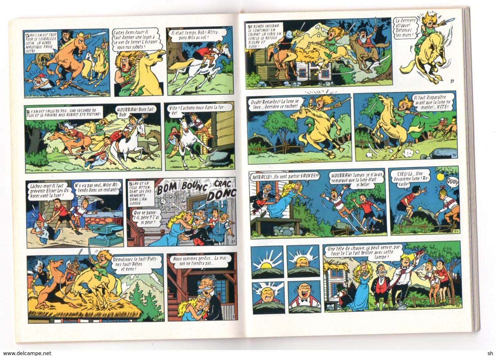 Bob & Bobette - Suske En Wiske - 2x Mini BD Strip - Nr 5 En 9 - Dash - Verbogen Wolk - Stenen Broden - Pains De Pierre - Suske & Wiske