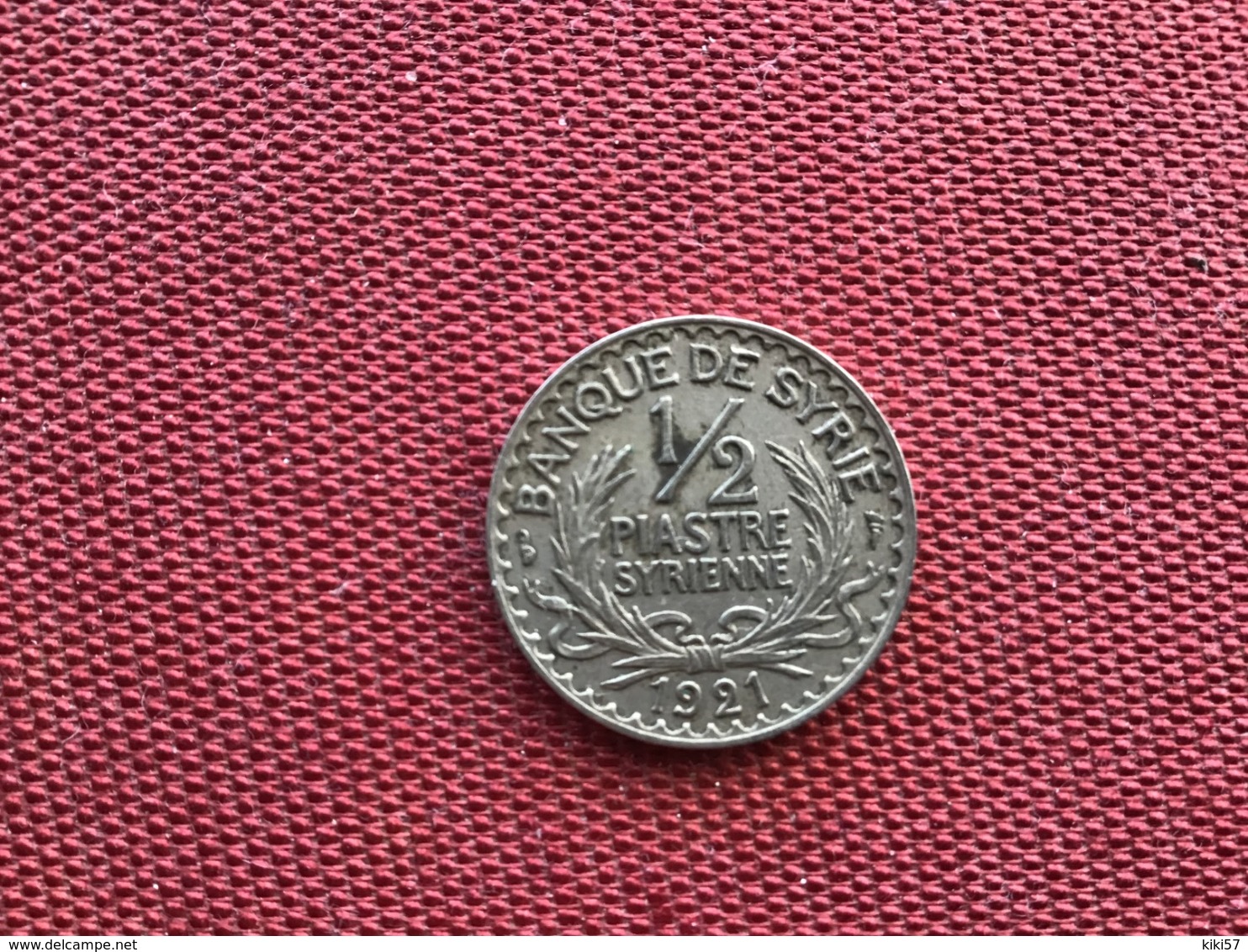 SYRIE Monnaie De 1/2 Piastre 1921 - Syrien