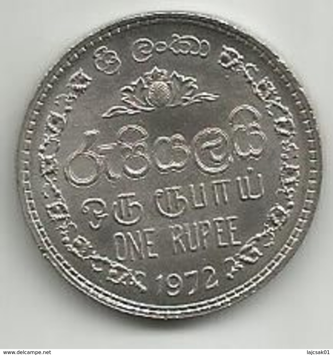 Sri Lanka 1 Rupee 1972. High Grade - Sri Lanka