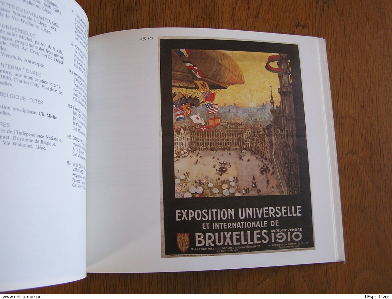 L' AFFICHE OFFICIELLE BELGE De Cassiers à Folon 1830 1984 Catalogue Expo Régionalisme Chemins de Fer Beaux Arts Nouveau