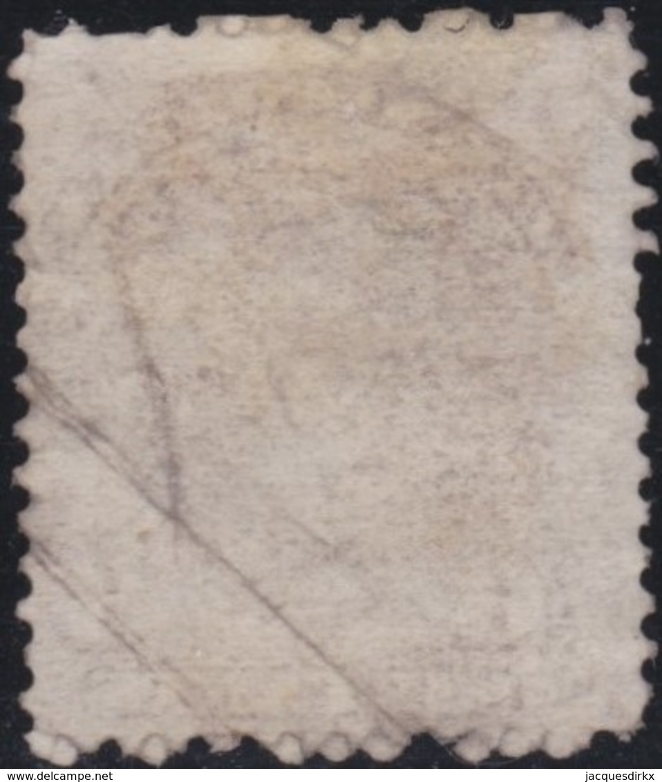 Canada .    SG   .   50   .   Thin Paper .  Perf.  12  (2 Scans)    . O  .  Ancelled .   /   .   Oblitéré - Used Stamps