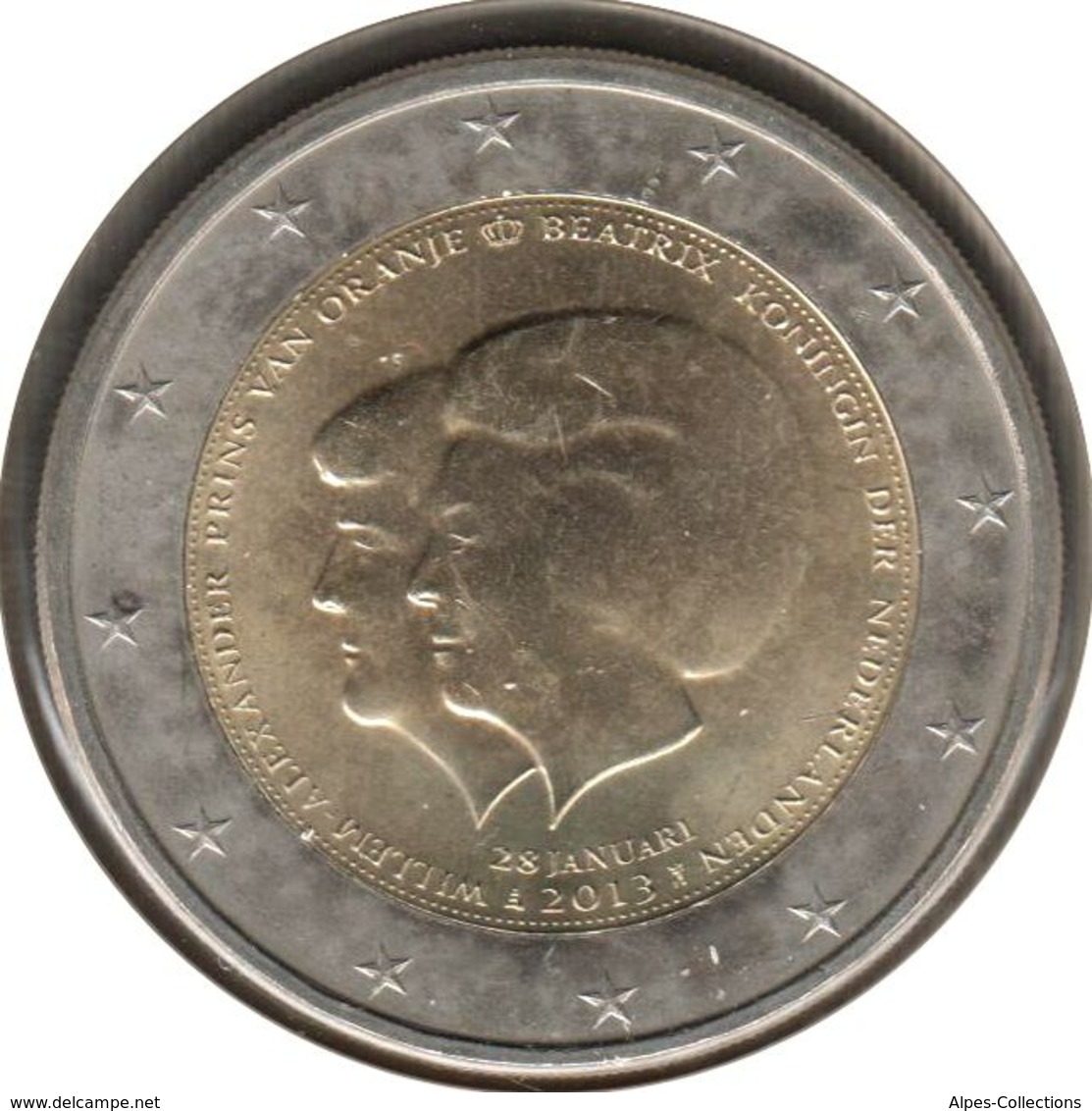 PB20013.1 - PAYS-BAS - 2 Euros Commémo. Beatrix Et Willem Alexander - 2013 - Pays-Bas