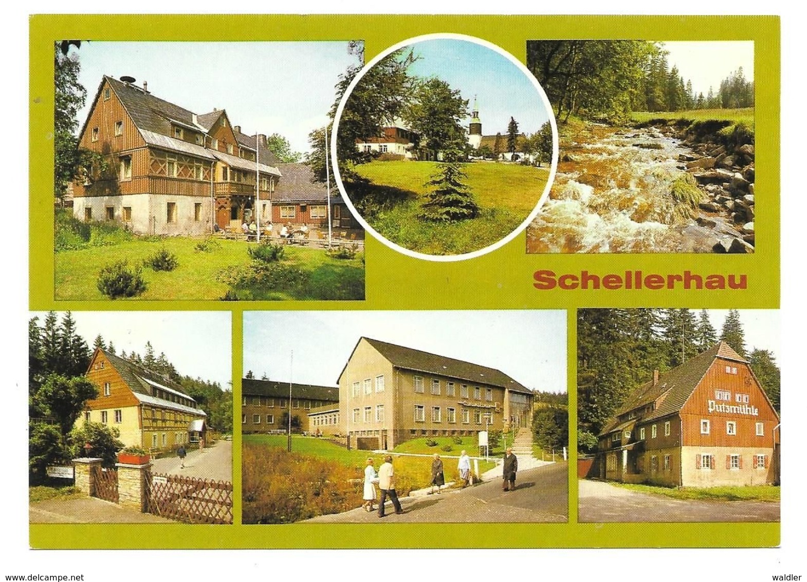 8238  SCHELLERAU (Kr. DIPPOLDISWALDE) - MEHRBILD  1986 - Schellerhau