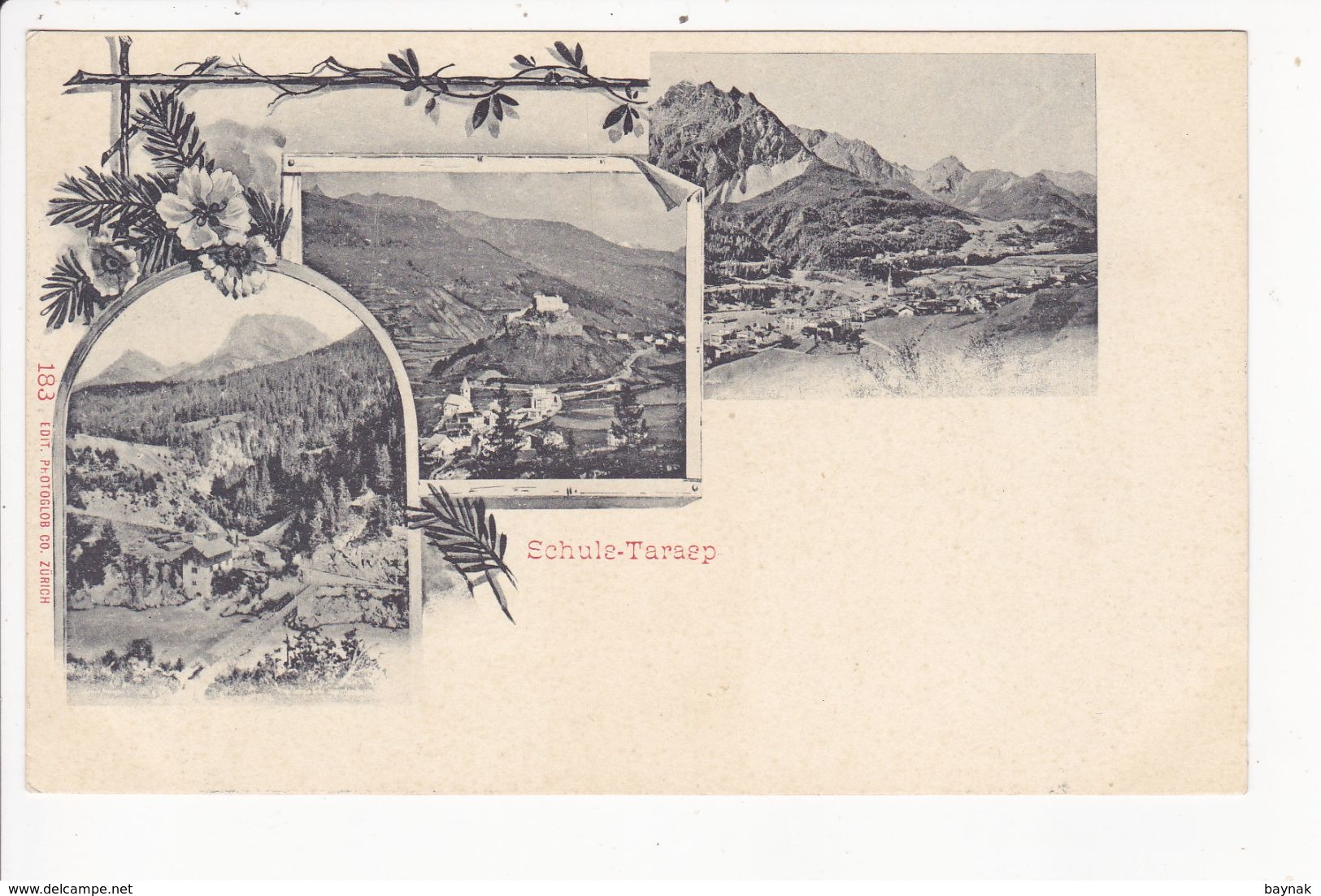 GR65  --  SCHULS - TARASP  --  JUGENDSTIEL POSTCARD - Tarasp