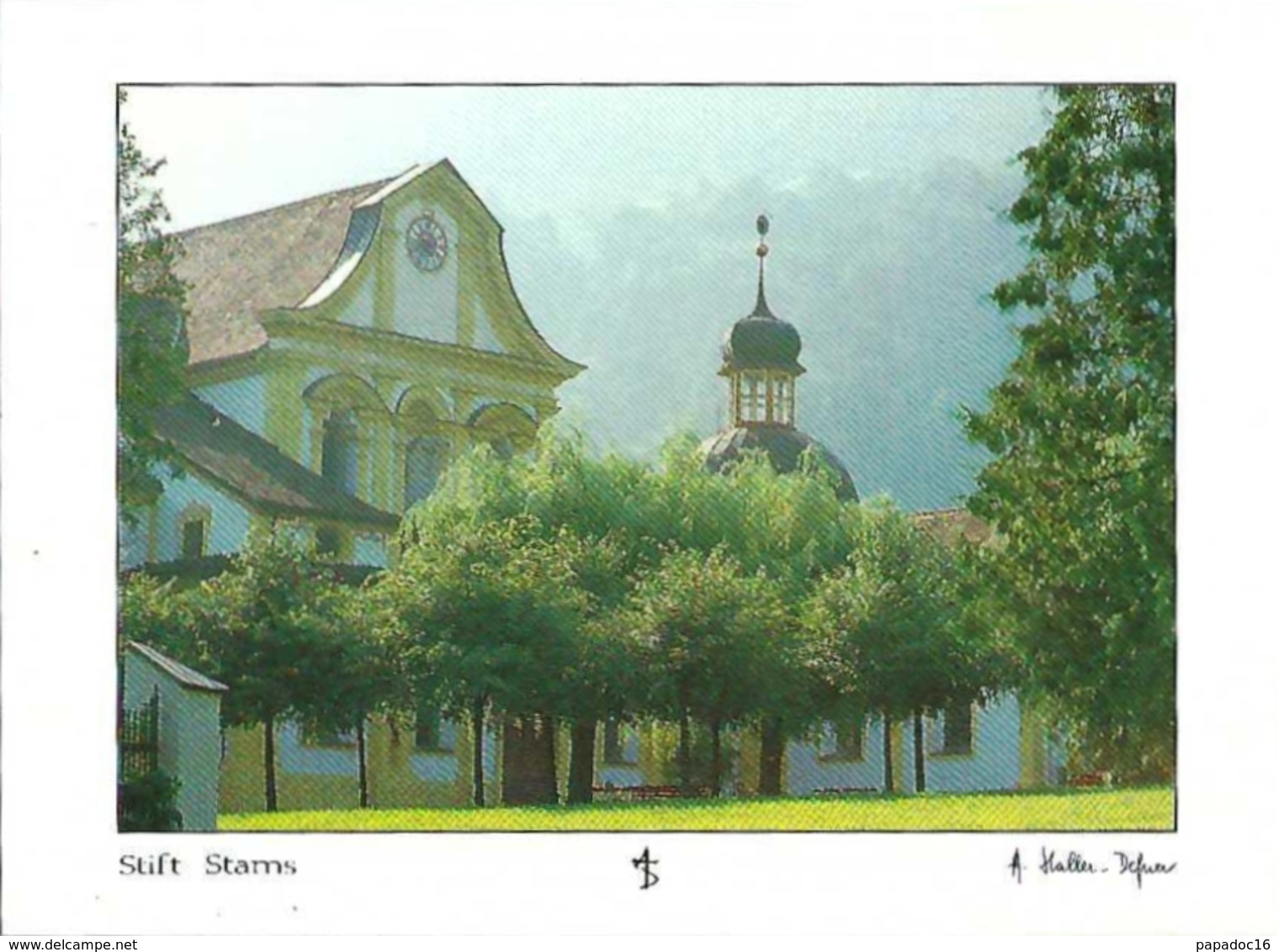 A - T - Stift Stams : Westfassade Der Basilika Mit Heiligblut-Kapelle- Ed. Dr. A.Defner N° 3 (circ. 2000) - Stams