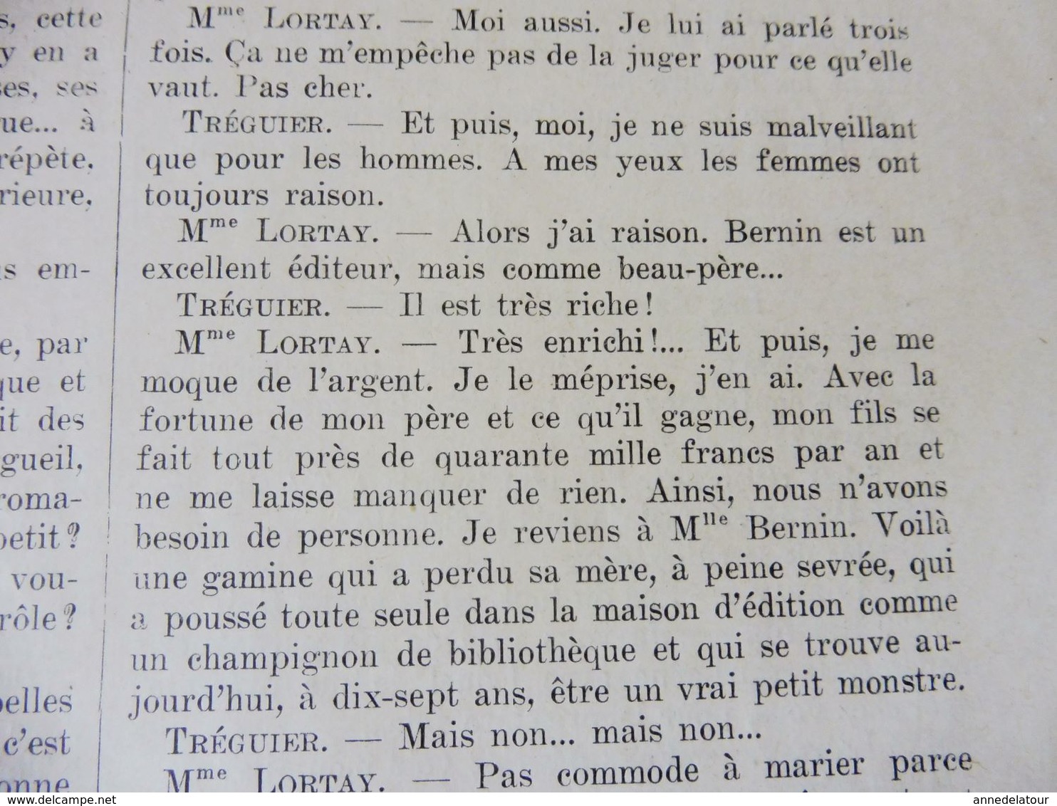 LE GOUT DU VICE  Par Henri Lavedan  (origine : L'ILLUSTRATION  THÉÂTRALE 19011 )  Dos Illustré Pub MICHELIN - French Authors