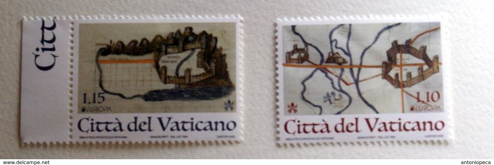 VATICAN 2020,EUROP A CEPT, NTICHE VIE POSTALI , MNH** - Unused Stamps