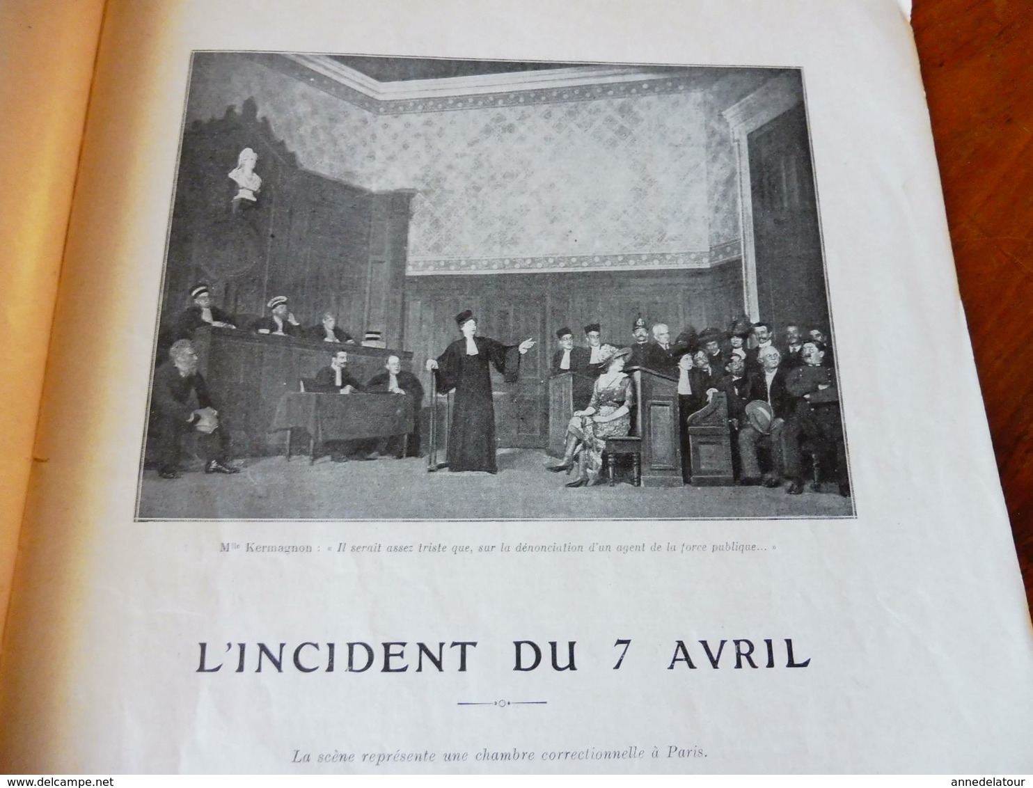 LE RESPECT DE L'AMOUR;L'INCIDENT DU 7 AVRIL ,de Tristan Bernard;UN JOUR DE FÊTE (orig :L'ILLUSTRATION THÉÂTRALE 1911)