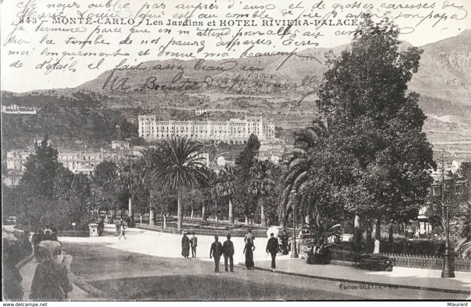 MONTE CARLO - Les Jardins Et Hotel RIVIERA PALACE - Hôtels