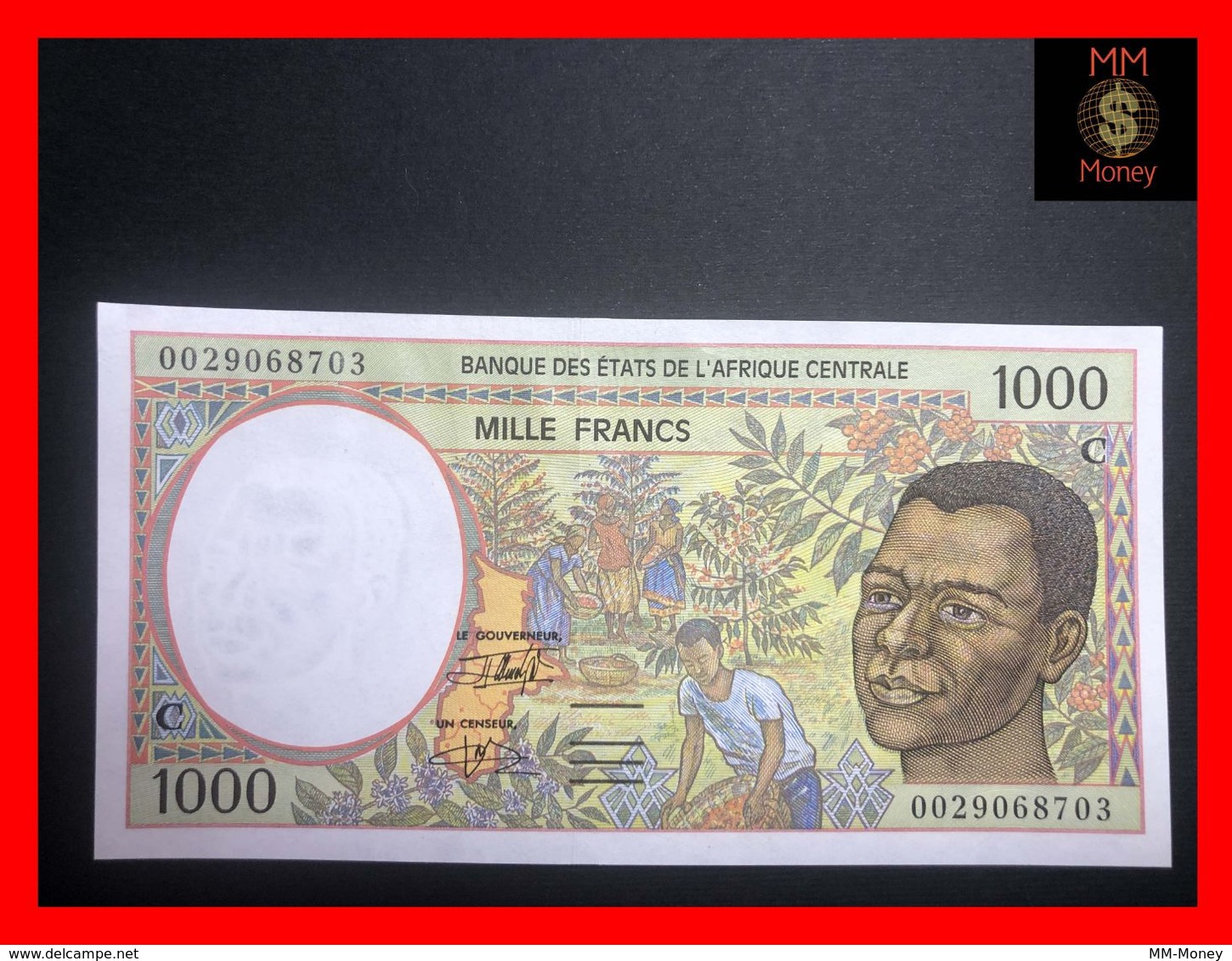 C.A.S CENTRAL AFRICAN STATES Congo 1.000 1000 Francs 2000  P. 102 C  UNC - - Estados Centroafricanos