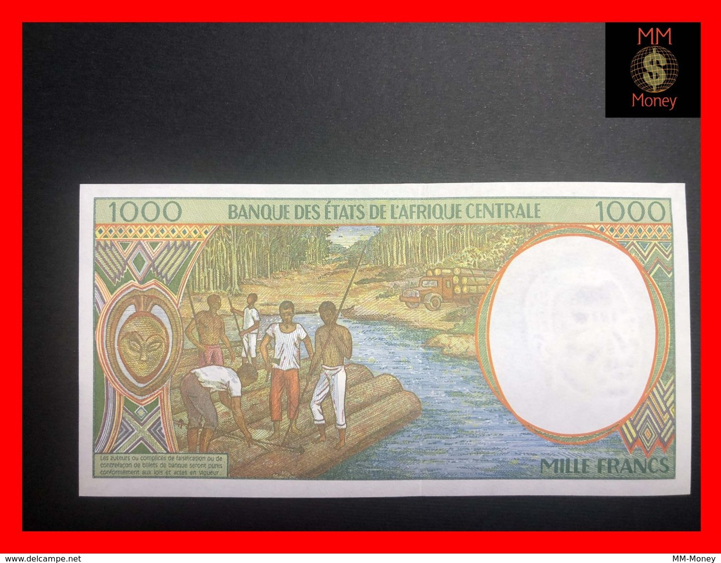 C.A.S CENTRAL AFRICAN STATES Congo 1.000 1000 Francs 2000  P. 102 C  UNC - - Estados Centroafricanos