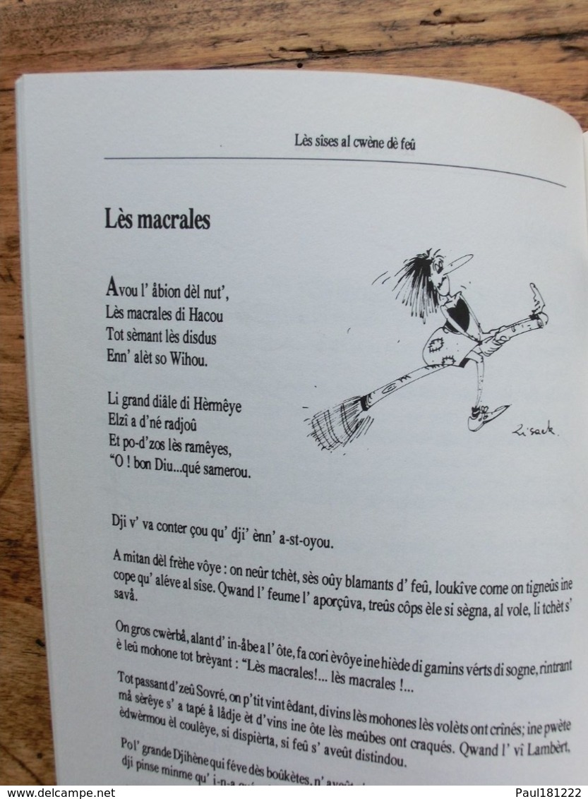 Lès Sîses Al Cwène Dè Feu, Catherine Risack-Degueldre, Poésies Et Souvenirs En Wallon, 1993, Illustrations F. Walthéry - Poesia