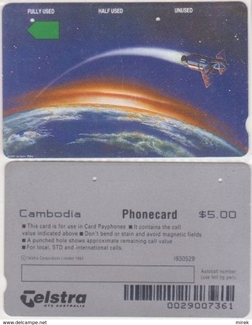 45/ Cambodia; P11. Satelitte, 1st Issue - Cambodia