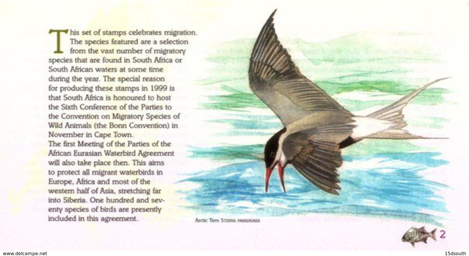 South Africa - 1999 Migratory Species Souvenir Booklet # SG SP2