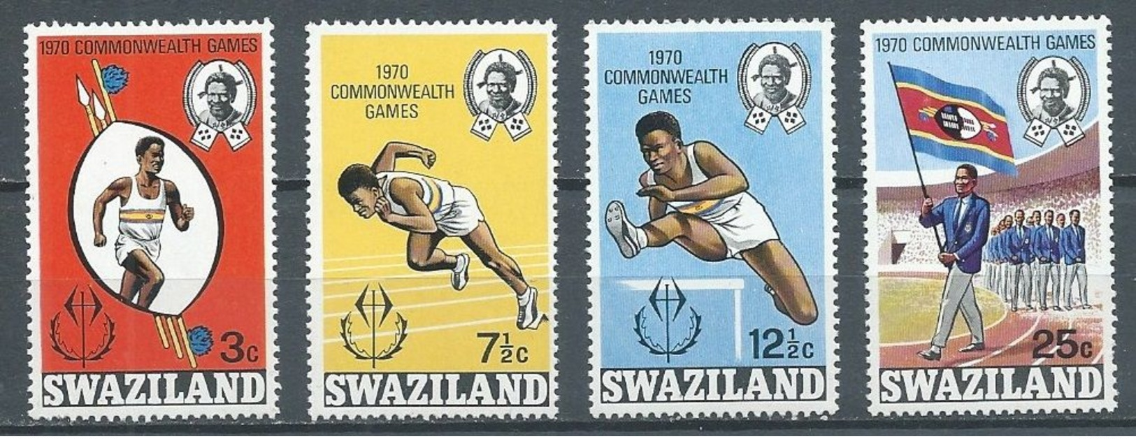 Swaziland YT N°180/183 Jeux Du Commonwealth Neuf ** - Swaziland (1968-...)