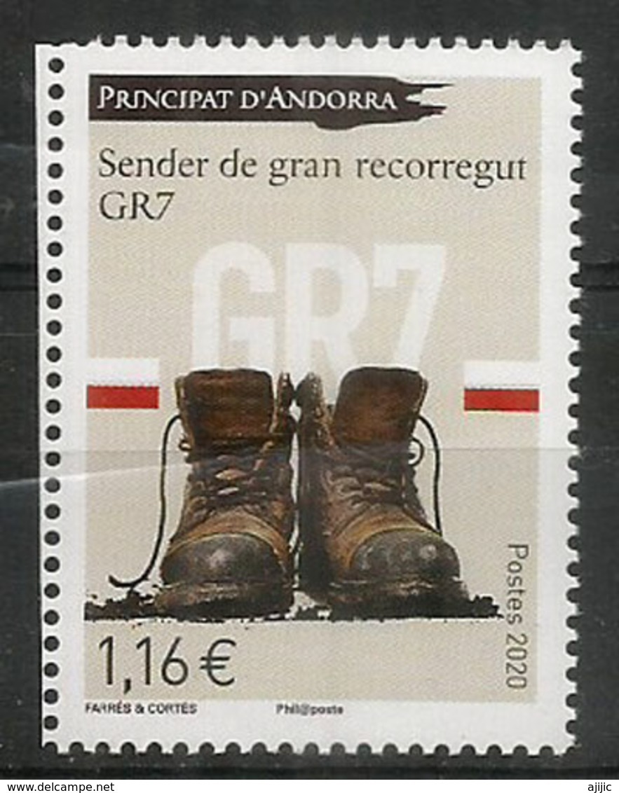 ANDORRA.Sentier De Grande Randonnée GR7 (Ballon D'Alsace Massif Des Vosges à  Andorre-la-Vieille (Andorre).neuf ** - Unused Stamps