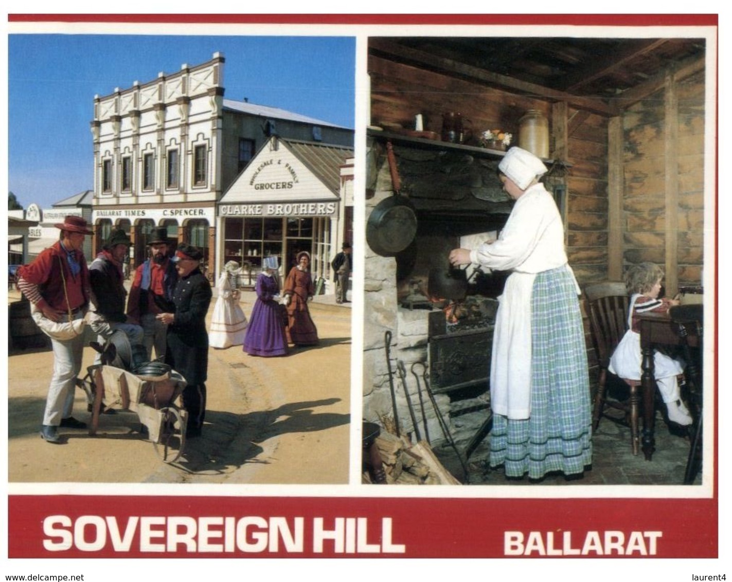 (A 12) Australia - VIC - Sovereign Hill (2 Views) - Ballarat