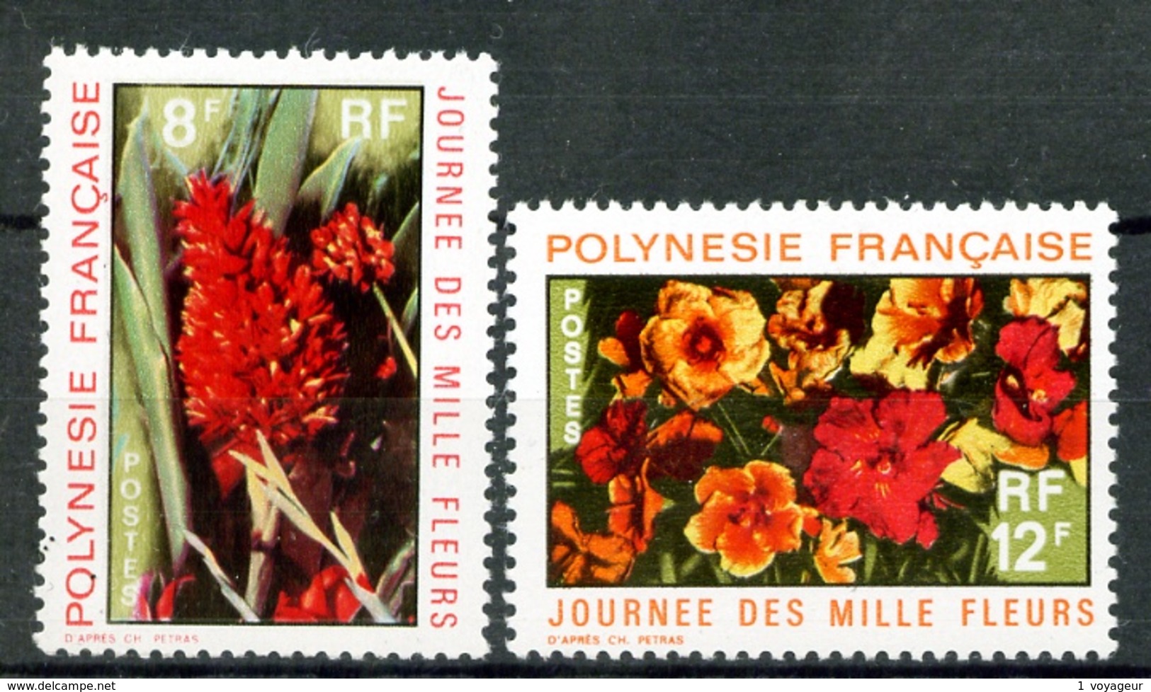 POLYNESIE - 83 Et 84 - 2 Valeurs Fleurs - Neufs N** - Très Beaux - Neufs