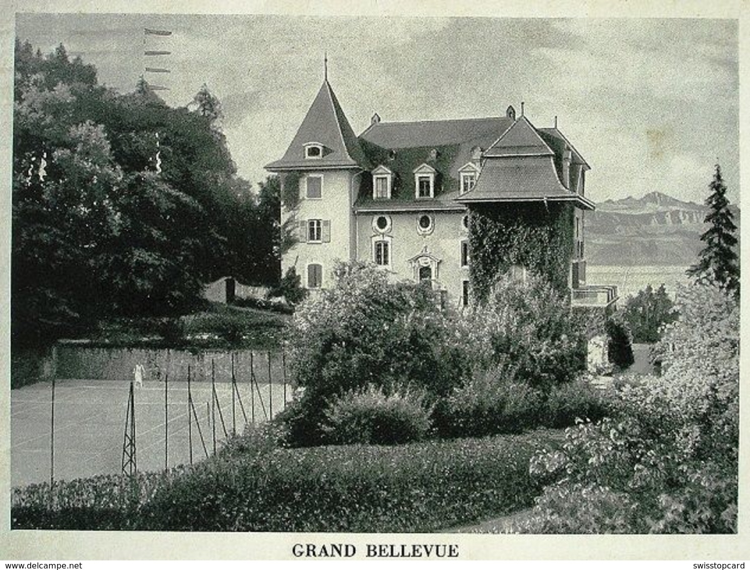 LAUSANNE Grand Bellevue Béthusy Tennis Clinique Du Dr. Blanchod (prendre Le Tram No. 7) - Lausanne