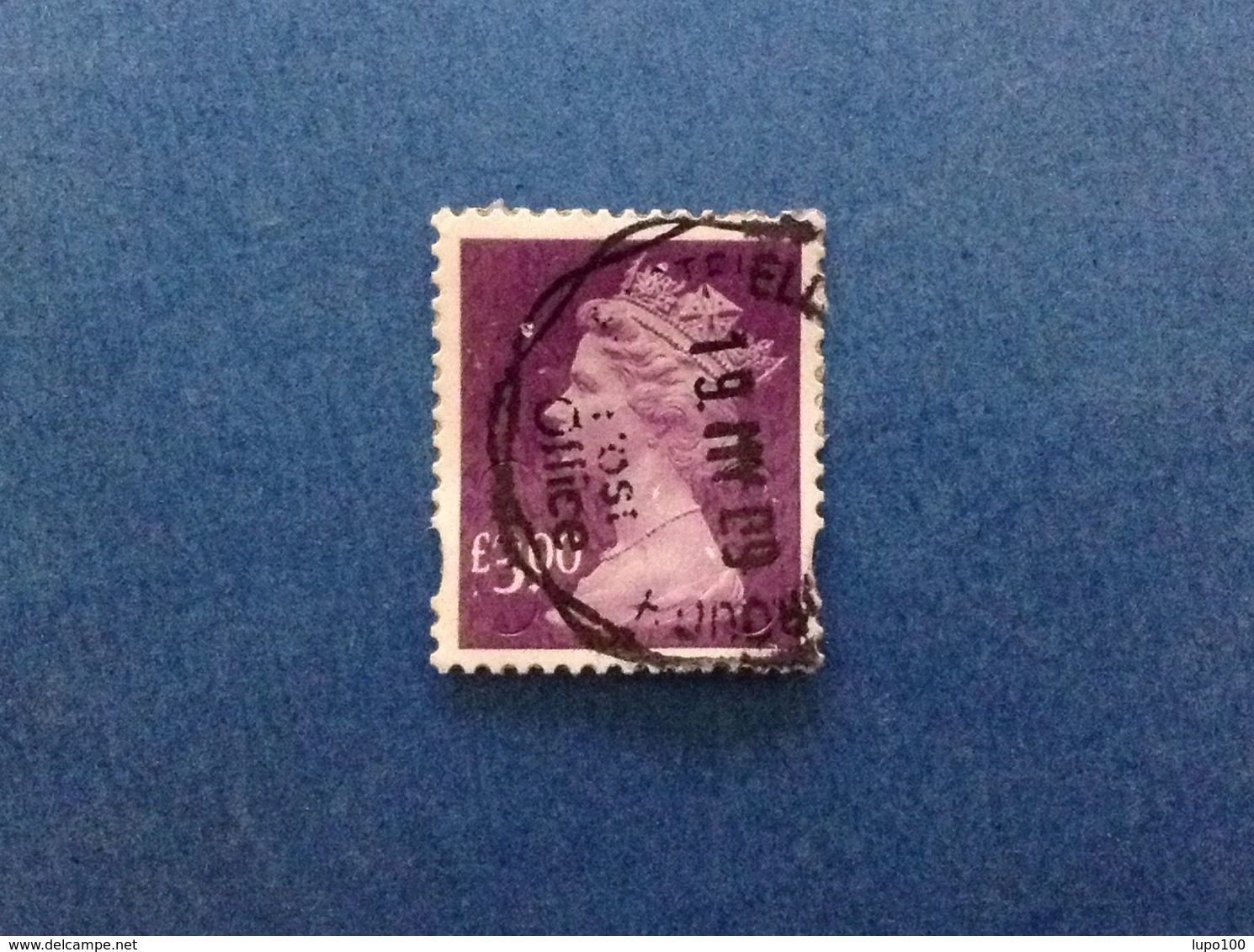 2009 GRAN BRETAGNA INGHILTERRA QUEEN REGINA ELISABETTA £ 3.00 FRANCOBOLLO USATO STAMP USED - Gebruikt