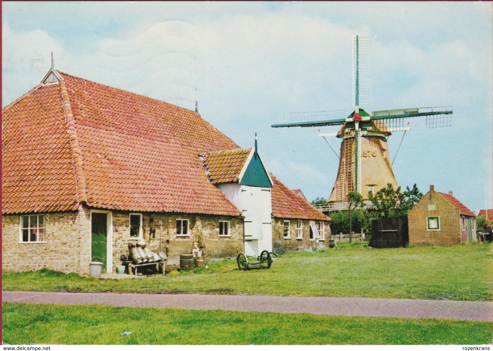 Groeten Van Het Eiland Terschelling Waddeneilanden De Molen Te Formerum Windmolen Windmill Moulin A Vent - Terschelling