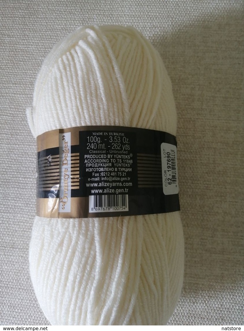 WOOL..ALIZE..LANAGOLD. MADE IN TURKEY - Laine