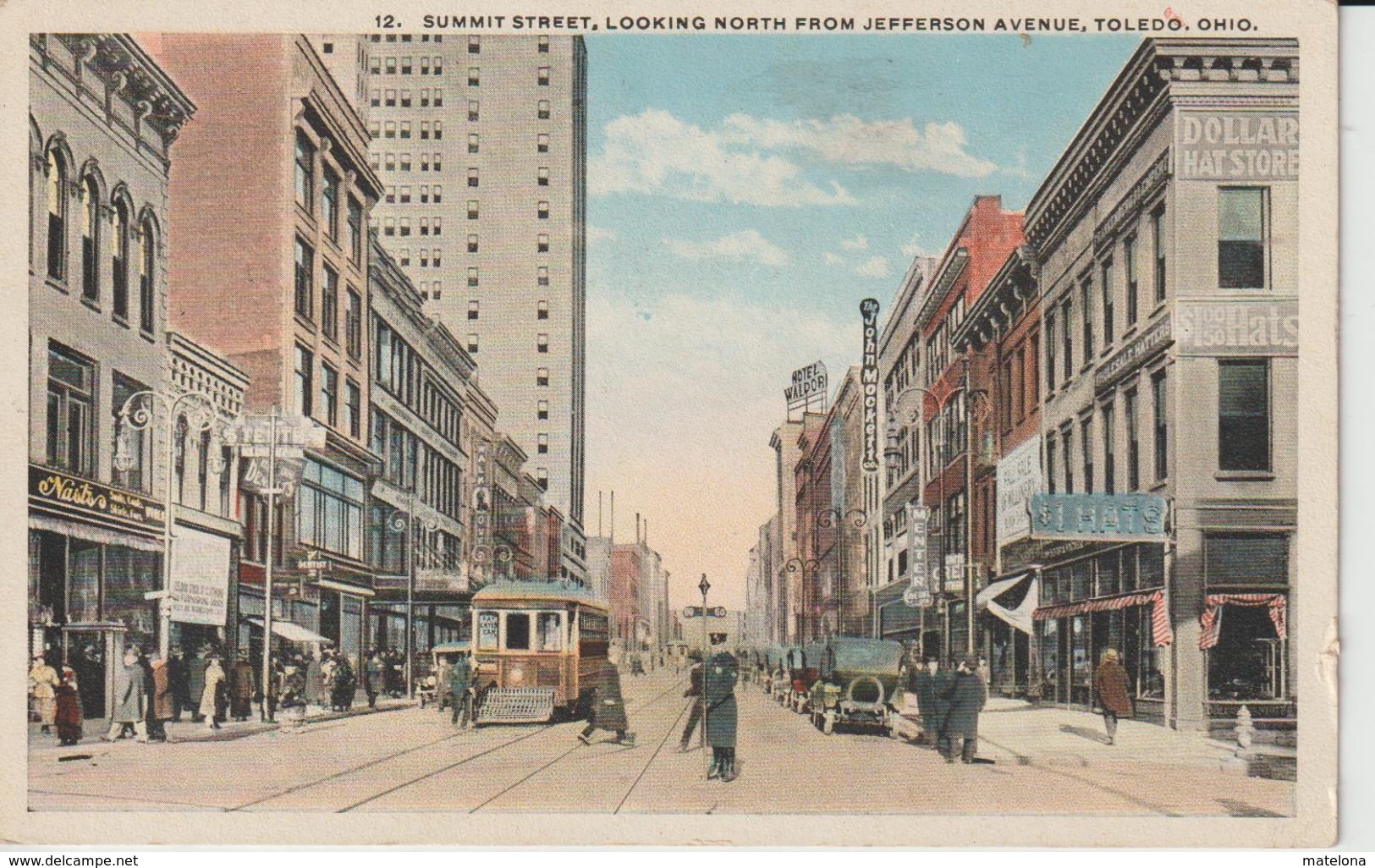 ETATS UNIS OH OHIO TOLEDO SUMMIT STREET LOOKING NORTH FROM JEFFERSON AVENUE - Toledo