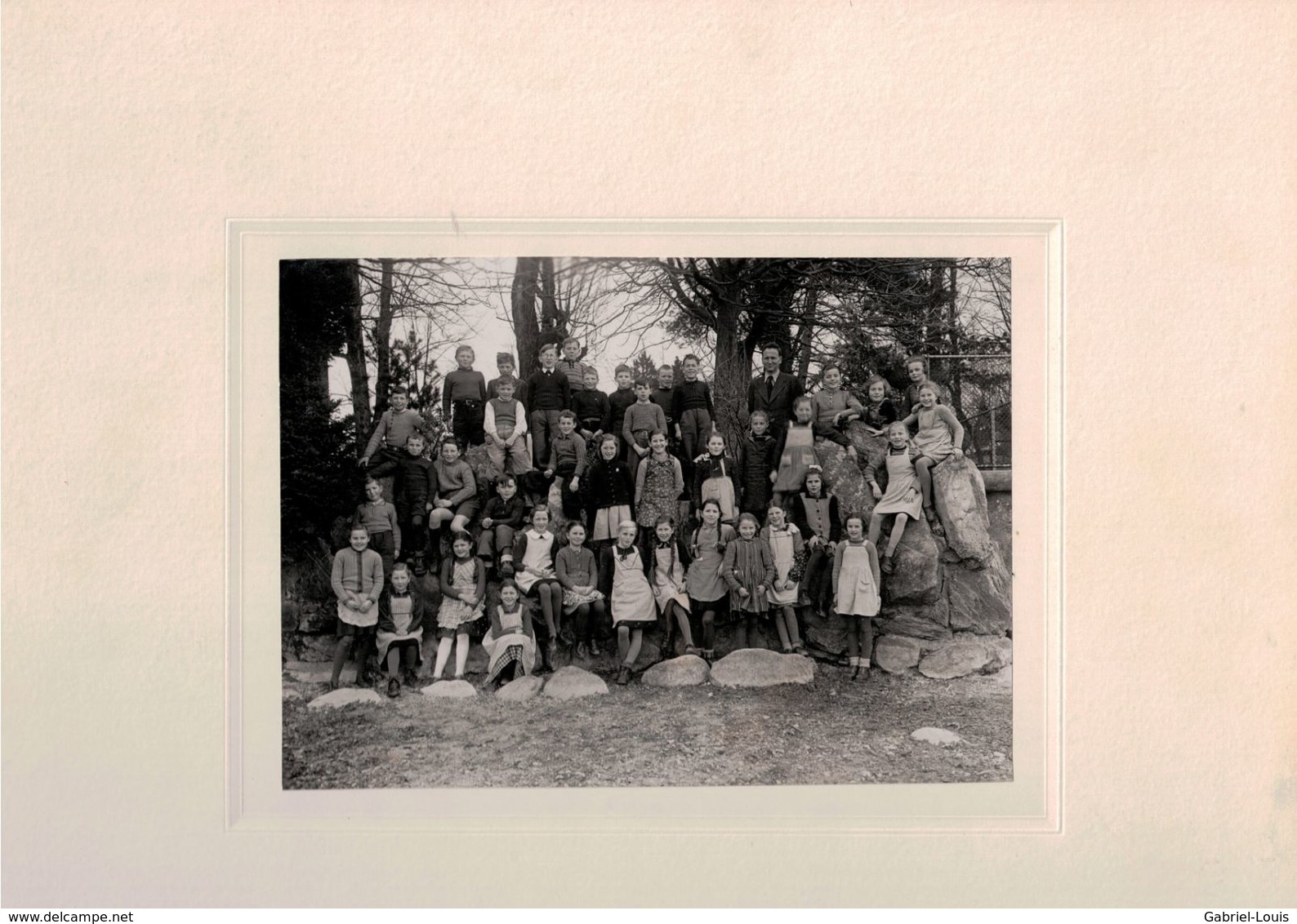 Klassenfotos Schweiz  - Photo Cigarren P. Hansen Küsnacht - Zürich  Klasse - Autres & Non Classés