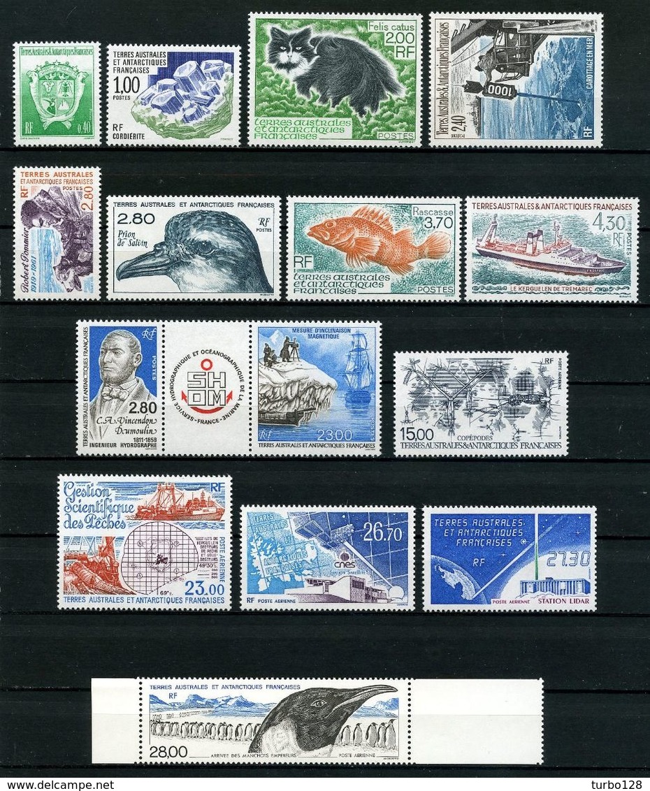 TAAF 1994 Année Complète N° 184/193A PA 129/133 ** Neufs MNH Superbes C 87,90 € Full Year Jahrgang Ano Completo - Full Years