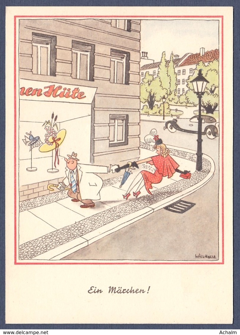 Ein Märchen - Gemäldekarte Nach Einem Original Von Will Halle - Halle, Will