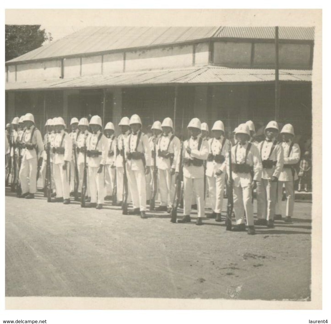 (A 14) WWII (or After ?) - Possibly Japanese Troops At Inspection ? - Andere Kriege