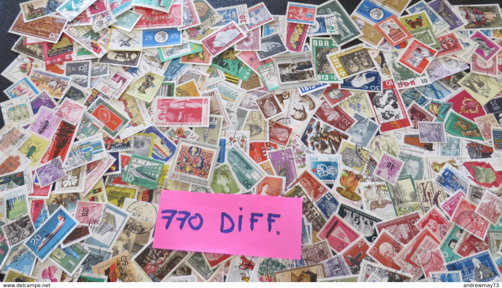 DDR- 770 DIFFERENT USED STAMPS- SPECIAL PRICE!!! - Other & Unclassified