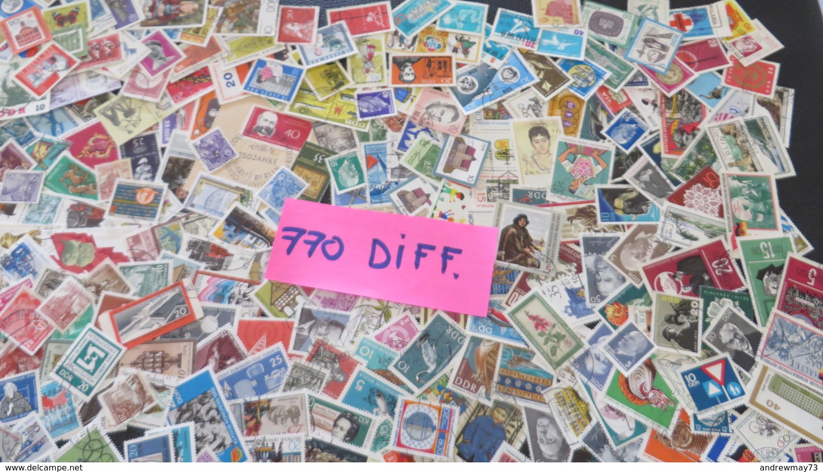 DDR- 770 DIFFERENT USED STAMPS- SPECIAL PRICE!!! - Other & Unclassified