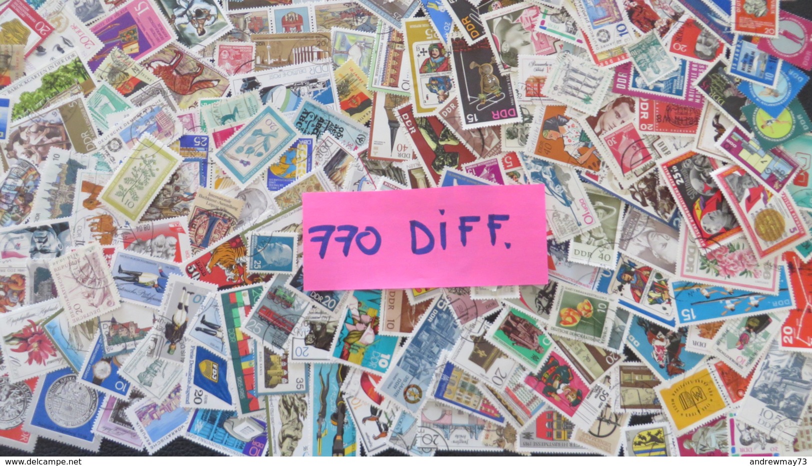 DDR- 770 DIFFERENT USED STAMPS- SPECIAL PRICE!!! - Other & Unclassified