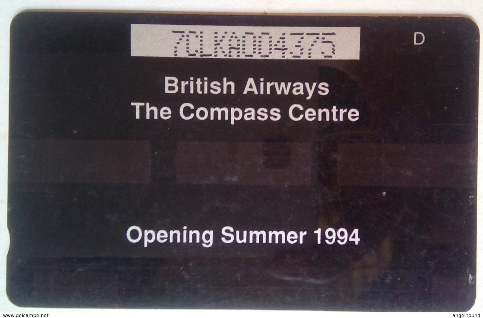 Cardlink GPT 7CKLA British Airways The Compass Center - [ 5] Eurostar, Cardlink & Railcall